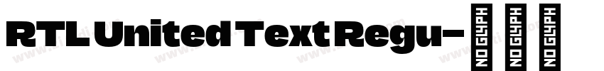 RTL United Text Regu字体转换